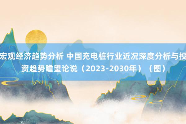 宏观经济趋势分析 中国充电桩行业近况深度分析与投资趋势瞻望论说（2023-2030年）（图）