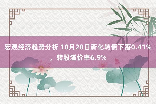 宏观经济趋势分析 10月28日新化转债下落0.41%，转股溢价率6.9%