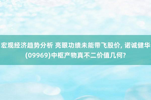 宏观经济趋势分析 亮眼功绩未能带飞股价, 诺诚健华(09969)中枢产物真不二价值几何?