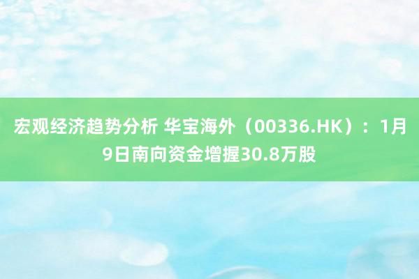 宏观经济趋势分析 华宝海外（00336.HK）：1月9日南向资金增握30.8万股