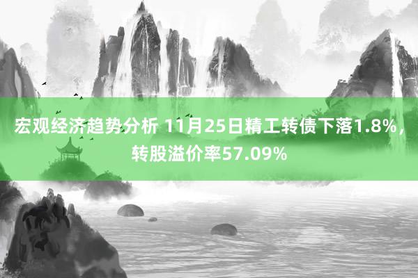 宏观经济趋势分析 11月25日精工转债下落1.8%，转股溢价率57.09%