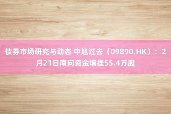 债券市场研究与动态 中旭过去（09890.HK）：2月21日南向资金增捏55.4万股