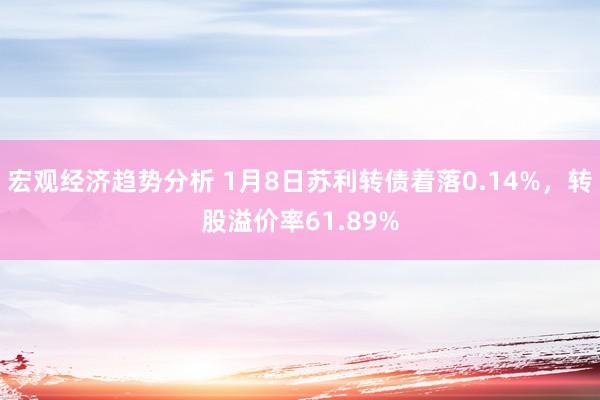 宏观经济趋势分析 1月8日苏利转债着落0.14%，转股溢价率61.89%